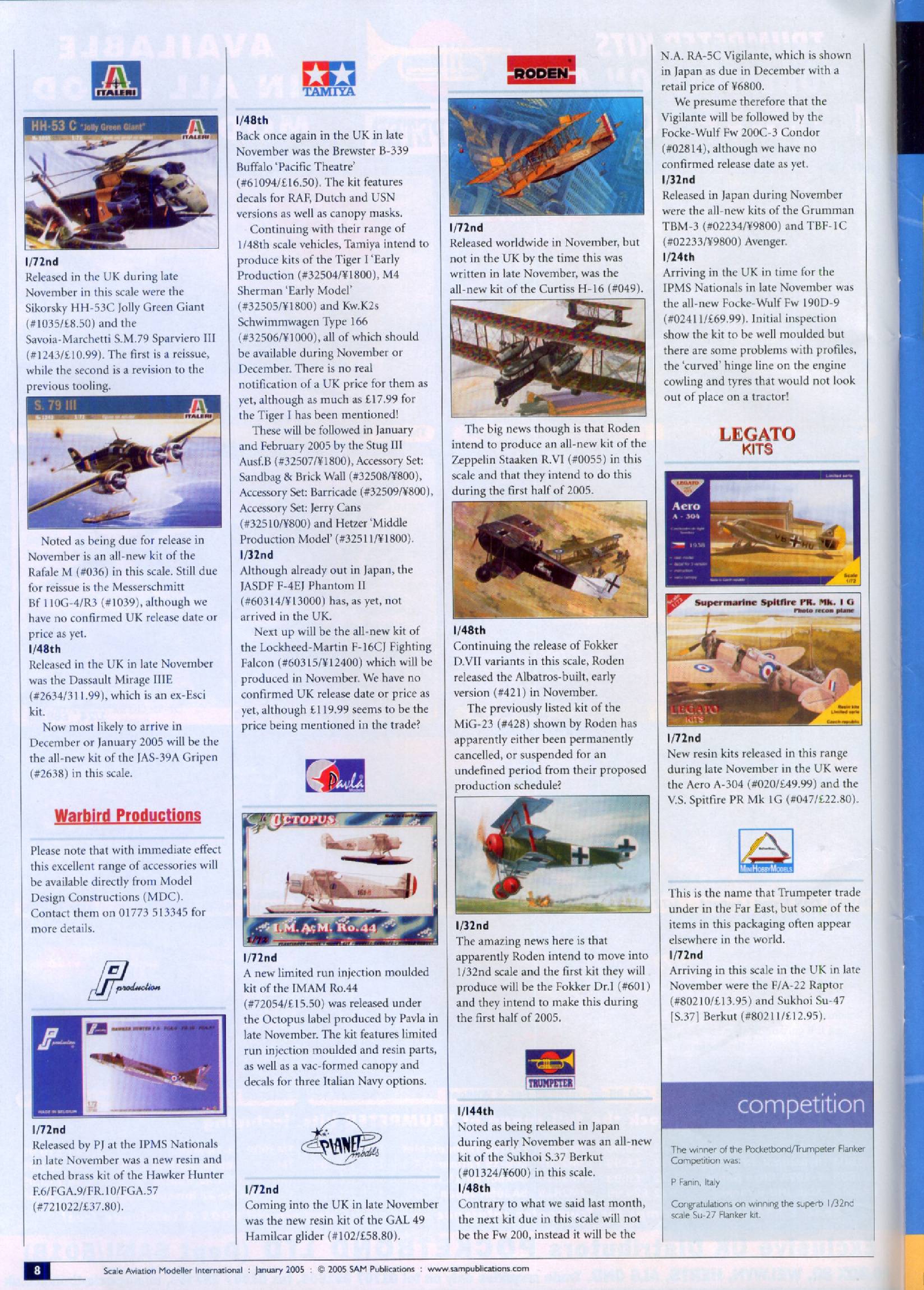 Scale Aviation Modeller International 2005-01